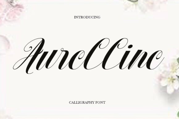 Aurelline Font: A Modern Calligraphy Script for Elegant Design