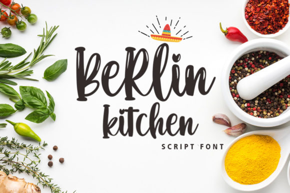 Berlin Kitchen Font: A Timeless Handwritten Typeface for Modern Design