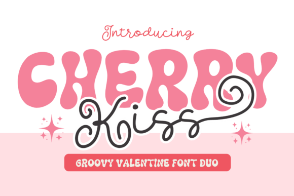 Cherry Kiss Duo Font: Sweet Script & Playful Display