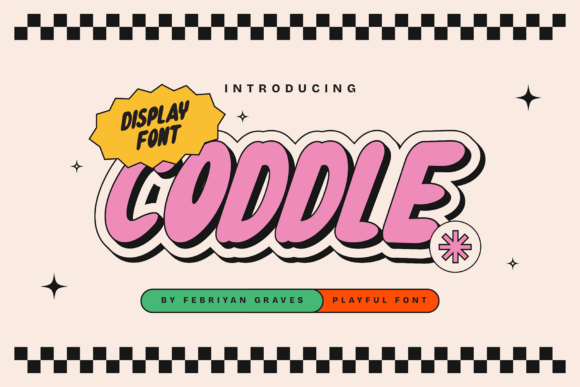 Coddle Font: A Bold, Playful Typeface for Creative Projects