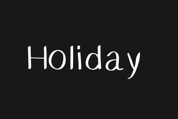 Discover the Charm of Holiday Font for Your Designs