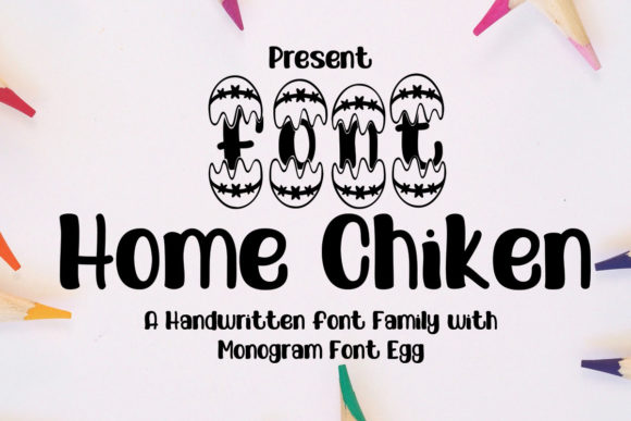 Discover the Joyful Home Chiken Font for Your Projects