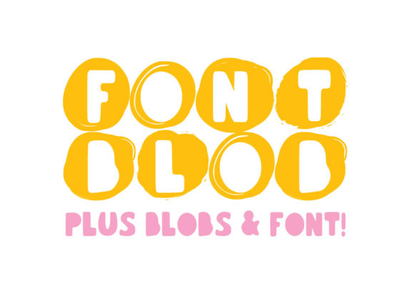 Discover the Playful Charm of Font Blob Family