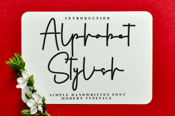 Elevate Your Designs with Alphabet Stylish Font