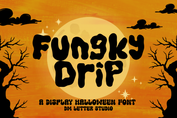 Fungky Drip Font: Perfect for Halloween Designs