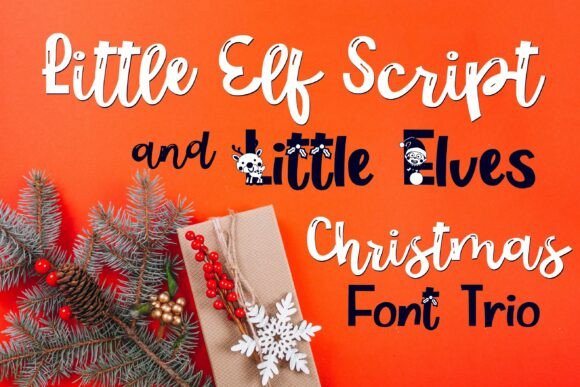 Little Elf Trio Font: A Whimsical Holiday Typeface