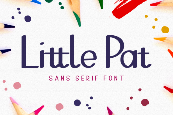 Little Pat 1 Font: Simple Sans Serif for Every Project