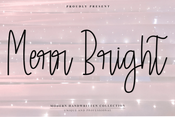 Merr Bright Font: Modern Handwritten Elegance