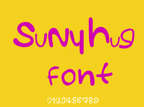 Suny Hug Font: A Warm, Handwritten Typeface for Cozy Designs